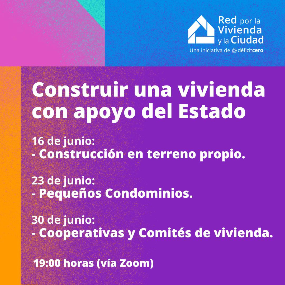 Construir una vivienda con apoyo del Estado