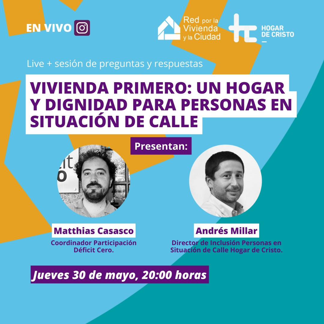 Conéctate en vivo a la transmisión “Vivienda Primero: un hogar y dignidad para personas en situación de calle”