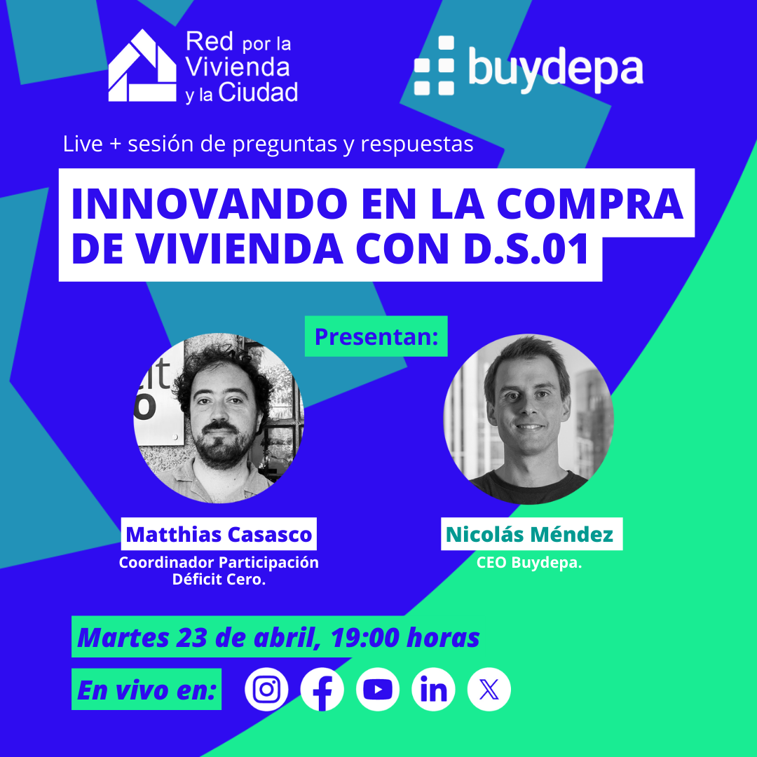 EN VIVO | Innovando en la compra de vivienda con Subsidio D.S.01